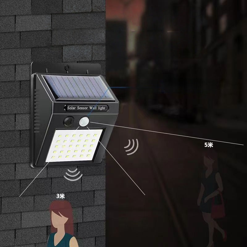 Outdoor Rainproof Solar Lights — Courtyards & Gardens, Rural Paths, Lawn Illumination, Home Motion-Sensor Lighting