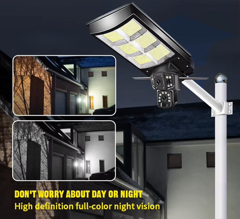 APP-Controlled Integrated Solar Streetlight & Security Monitoring System | IP65 Rated | 4G Connectivity | Outdoor LED Solar Streetlight with Camera — Ideal for Home Courtyards