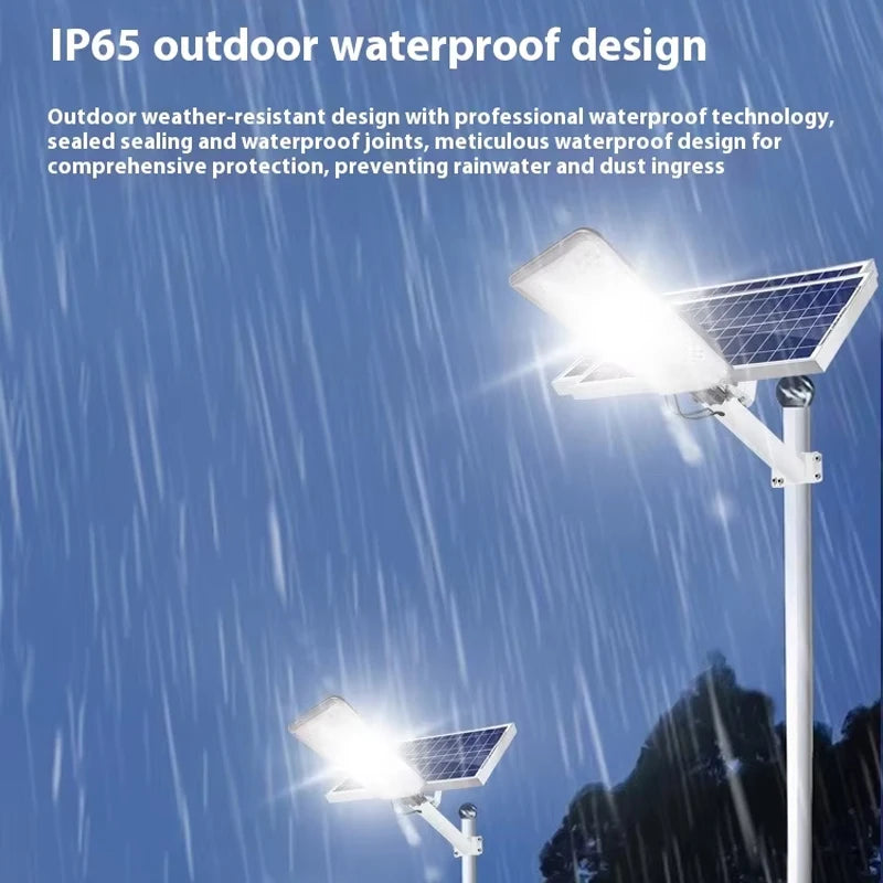 IP65 Rated Super Bright LED Solar Street Light ABS Body Waterproof Wide Angle New Solar Street Lamp for New Rural Home Garden