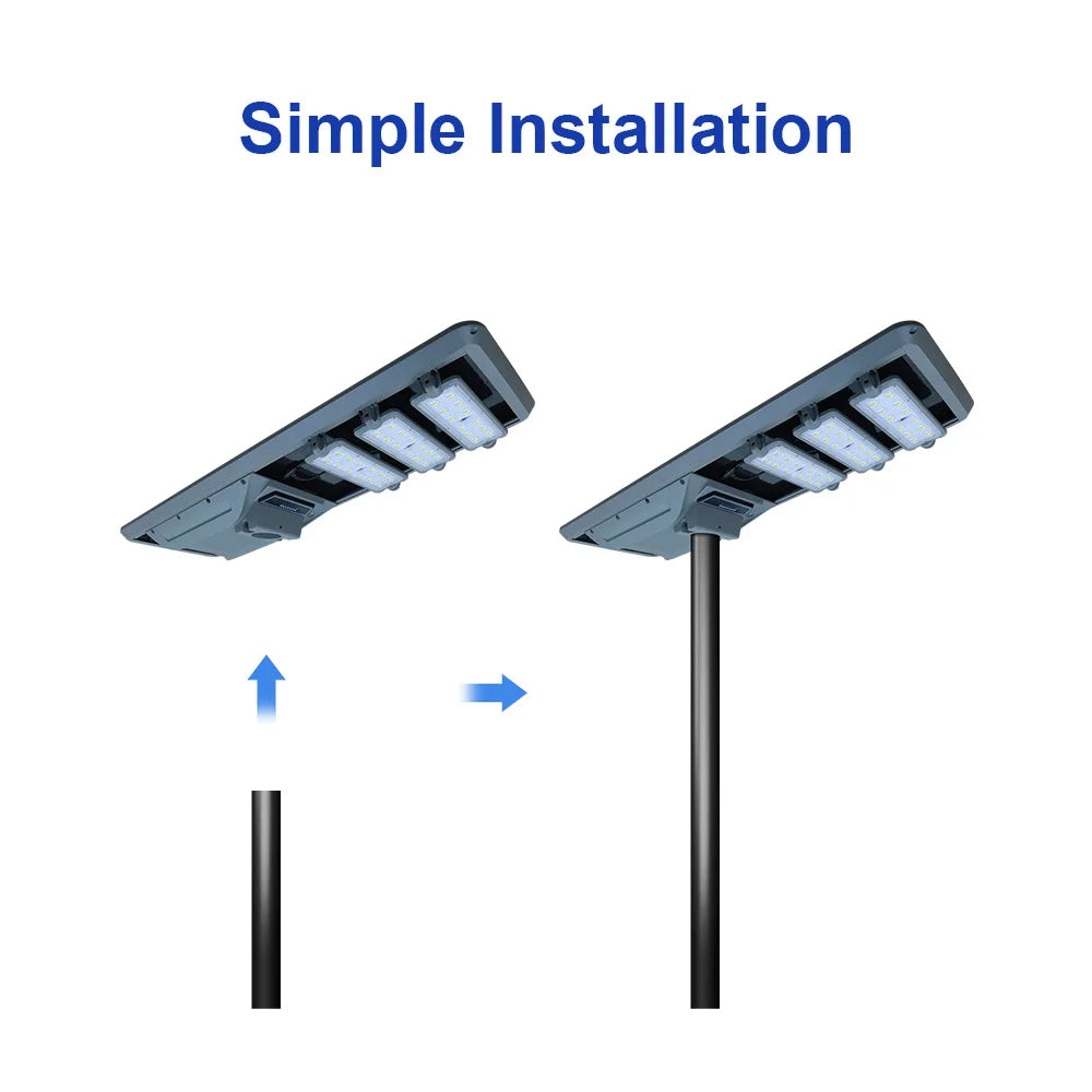 KCD 60w 100w 150w 200w China Manufacturer LED Solar Street Light Private Outside Street Lamps Without Electricity for Home