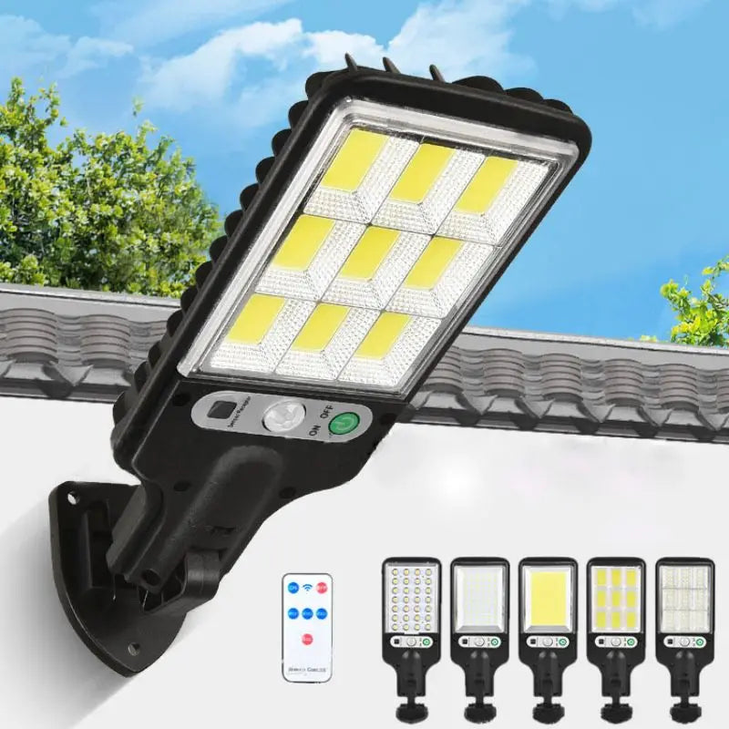 New Solar Street Light Outdoor Courtyard Garden Light Home Outdoor Human Body Sensing LED Waterproof Wall Lamp
