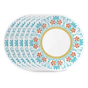 Corelle® Global Collection Terracotta Dreams. 8.5 Salad Plates. 6-pack