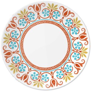 Corelle® Global Collection Terracotta Dreams 10.25 Dinner Plates. 4-pack