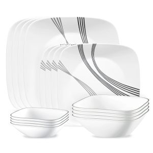 Urban Arc 16-piece Dinnerware Set. Service for 4