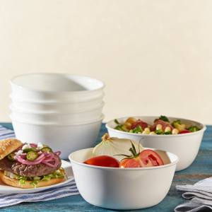 Ivory White 28-Ounce Large Multipurpose Soup Bowls (Set of 6)